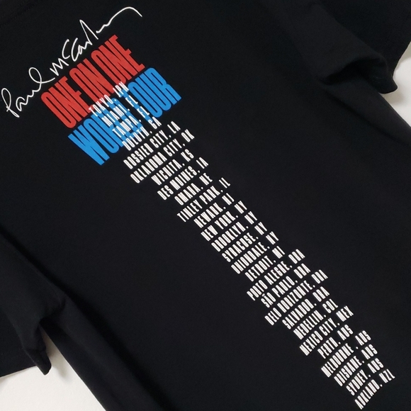 Paul McCartney concert tshirt One on One World Tour - Picture 11 of 13